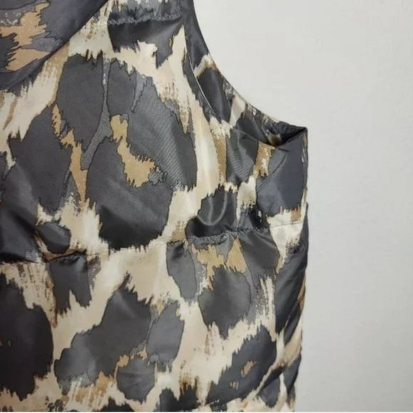 Coach Leopard Down Puffer Vest w/Hood - Fits XS or Small - Picture 4 of 10